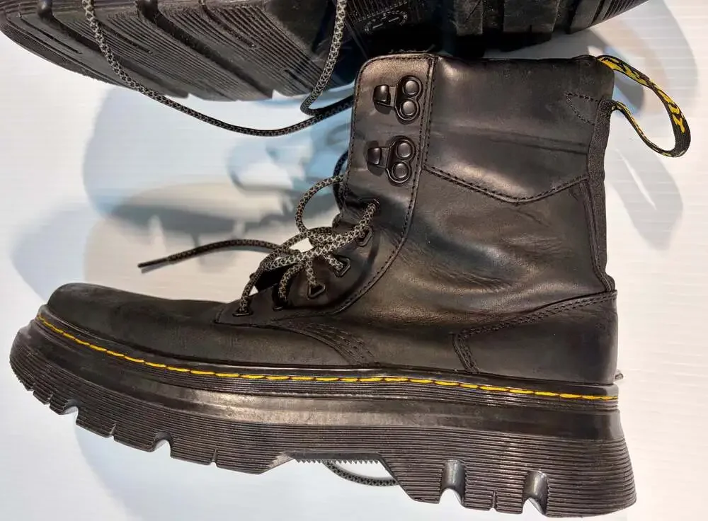 Dr. Martens Tarik Leather Boots Black Men’s US 10 EU 43 Combat Utility